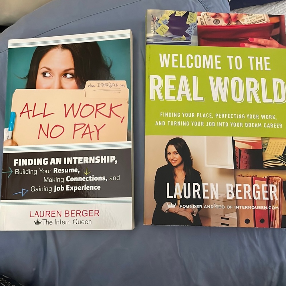 Lauren Berger “The Intern Queen” self help books on finding a job / internship